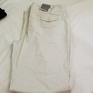 2/$12 SALE!! Ann Taylor Signature Fit Cream Pants